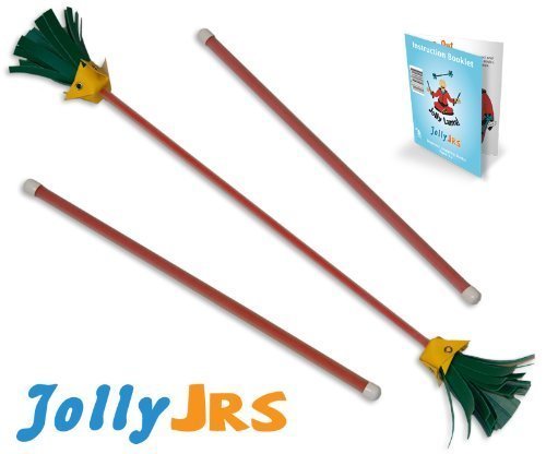 Red Jolly JRS Beginner Juggling Flower Sticks
