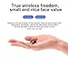Bluetooth Earpiece, V5.0 Mini Wireless Earbud Earphone Single in-Ear Headphone with Microphone Smallest Invisible Car Headset Compatible with iPhone Samsung Galaxy LG HTC Android Cell Phones (Black)