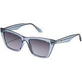 Quay - Womens Sunglasses, Cat Eye Lenses with UV Protection, Narrow Sunglasses (Call The Shots, Perriwinkle/Smoke)