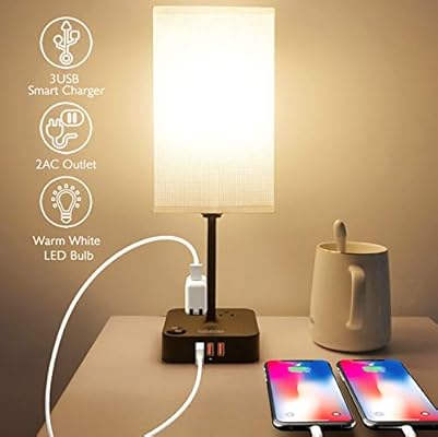 bed light with usb charger