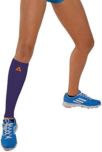 MyProSupports Compression Leg Sleeve (Single Sleeve) (Medium, Purple)