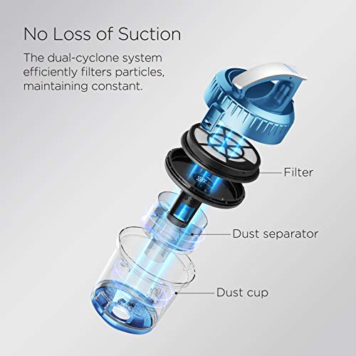 EUREKA Whirlwind Bagless Canister Vacuum Cleaner, Lightweight Vac for Carpets and Hard Floors, w