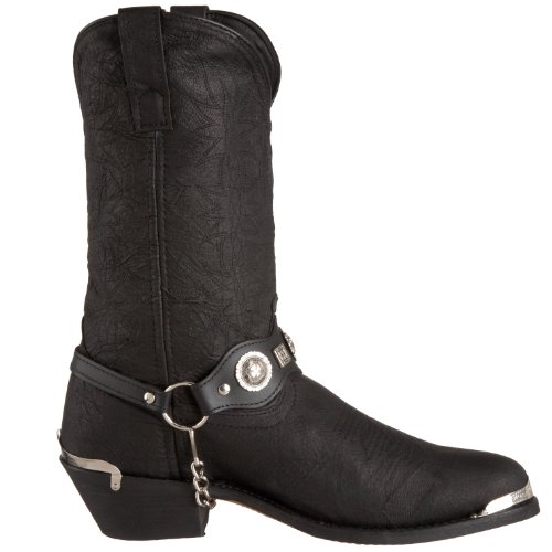 Dingo Mens Suiter Snip Toe Black Boots 6.5D