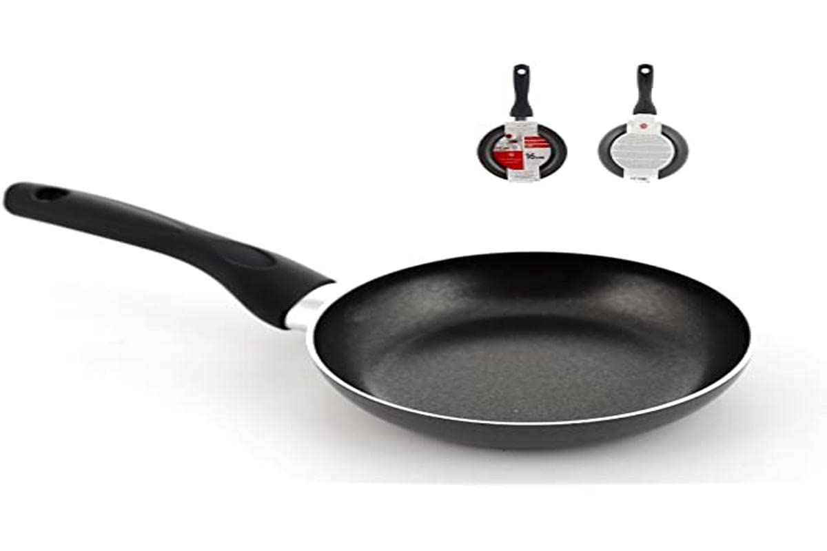 Home Maitre Frying Pan with Non-Stick Coating, 16 cm, Anthracite/Black