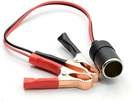 Memory Saver Adapter,VSTM 12v Car Battery Terminal Clip-on Cigarette Lighter Power Socket Adaptor Clamp