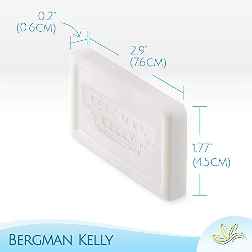 BERGMAN KELLY Rectangle Soap Bars, 2in1 Shampoo & Conditioner 2-Piece Set (Tropical Waterfall, 1 oz each, 100 pc), Delight Your Guests with Revitalizing & Refreshing Travel Toiletries Hotel Amenities