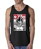 New Way 350 - Men's Tank-Top It's Over 9000 Vegeta Goku Power Level Dragon Ball Z Medium Black