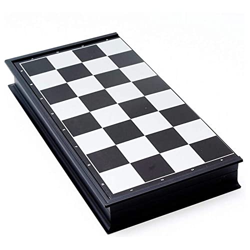 Multipurpose Magnetic Travel Chess Set with Folding Chess Board Educational Toys for Kids and Adults (12.6")