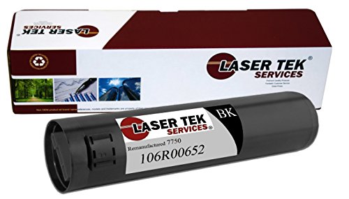 Laser Tek Services® Xerox 106R00652 (7750) Black High Yield Remanufactured Replacement Toner Cartridge for the Xerox Phaser 7750, Phaser EX7750, Phaser EX7760, Phaser EX7800, Phaser EX7890