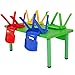Best Choice Products Kids 5-Piece Plastic Activity Table Set with 4 Chairs, Multicolor