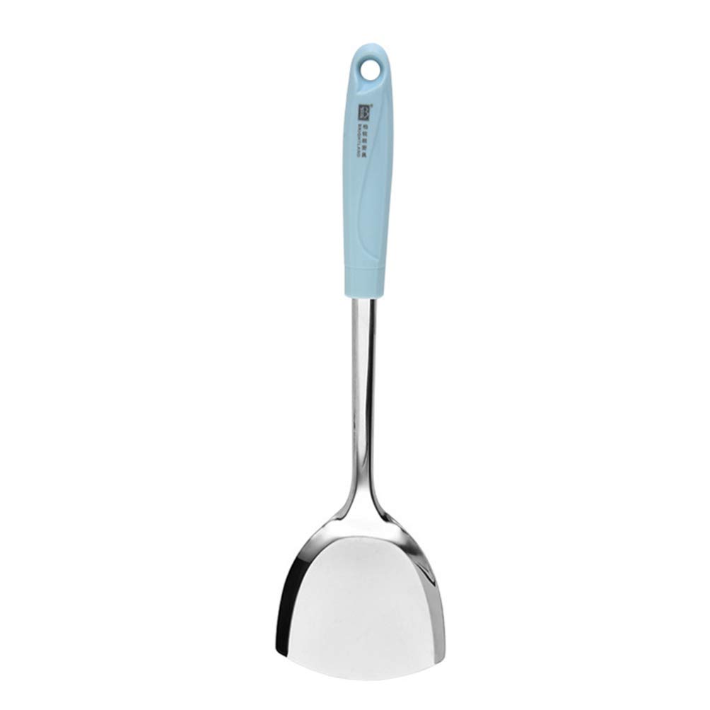 UPKOCH Wok with Heat Resistant Handle Wide Turner Kitchen Utensils