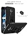 DTEK 60 Case, BlackBerry DTEK60 Case,MicroP Super Frosted Shield Hard Cover Case with Stand and Screen Protector Compatible for BlackBerry DTEK60 (Black)