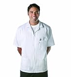 Fame Adult's Zipper Smock-White-Large
