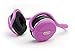 Kinivo BTH240 Bluetooth Headphones (Pink, On-Ear, Wireless Music, Hands-Free Calling, Built-in Mic, Foldable, Memory Form Earpads, Travel Bag)