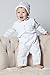 Boutique Collection Baby Boys' Christening Outfit with Attached Vest and Hat, 3M White