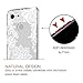 Huness Google Pixel 3 Case, Pixel 3 Case, TPU Grip Bumper and Clear Flower Transparent Hard PC Backplate Hybrid Slim Phone Case Cover for Google Pixel 3, Pixel 3 Phone (2018) (Clear Flower)