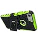 Fetrim case for iPhone 7 Rugged Dual Layer Shockproof TPU Case Protection Cover for Apple iPhone 7/8 with Built-in Stand (Green)