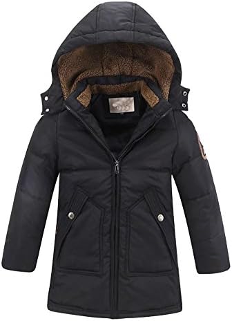 Wxian Children's Hooded Thick Windproof Warm Down Jacket