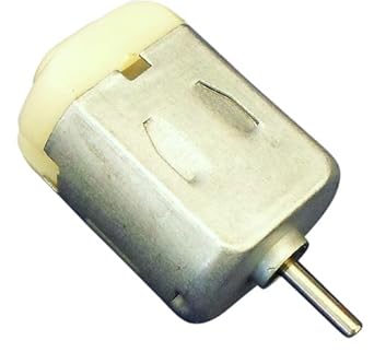 Ajax Scientific Rectangular Mini Motor 1.5-3V, 7mm Shaft Length (Pack