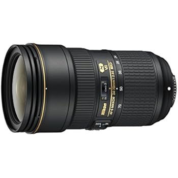 Nikon AF-S FX NIKKOR 24-70mm f/2.8E ED Vibration Reduction Zoom Lens with Auto Focus for Nikon DSLR Cameras