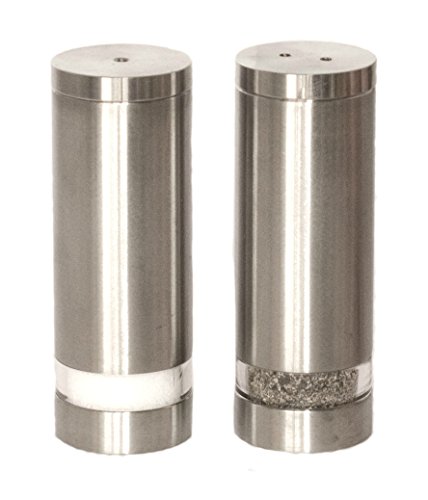 Stainless salt and pepper shakers, grind gourmet savoy, for pep s…