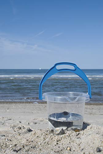 Phthalate and PVC Free Clear Sand Bucket (Assorted Colors)