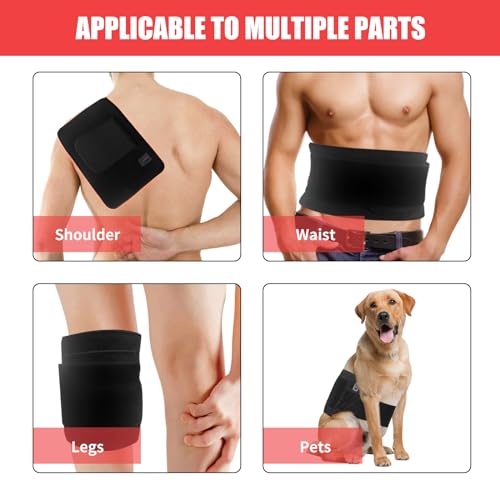 Cabpay Red Light Pad for Body-105pcs LED 660nm Red Light and 850nm Near Infrared Light Devices Wearable Wrap,Ideal Gift for Women,Men