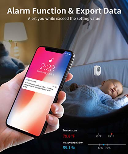 5 Bluetooth+Temperature+Thermometer+Hygrometer+Calibration