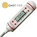 Chef-Pro Digital Cooking Thermometer - Instant Read LCD Screen - Best Thermometer for Meat, Grill, BBQ, Milk, Pot and Candy - Wireless with probe - 100% Lifetime Guarantee