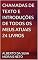 Livro CHAMADAS DE TEXTO E INTRODUÇÕES DE TODOS OS MEUS ATUAIS 24 LIVROS