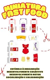 Livro Miniatura Fast Food