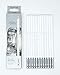 12pcs/pack White Pastel Drawing Pencils - Professional Artist White Charcoal Pencil