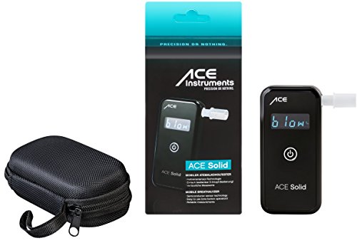 ACE Solid Breathalyzer - Portable Digital Breath Alcohol Tester for Personal Use - Thumbnail 3
