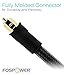 FosPower 24K Gold Plated Toslink Digital Fiber Optical Audio Cable (S/PDIF) - [Zero RFI & EMI Interference] Metal Connectors & Ultra Durable Nylon Braided Jacket (50ft)