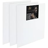 New York Central Portrait-Smooth Artist Canvas Panel 6x8 - Professional Quality 100% Cotton Canvas Panels for Painting - Ideal for Painting, Acrylics, Oils