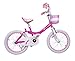 RoyalBaby Girls Kids Bike Jenny Bunny 12 14 16 18 20 Inch Bicycle 3-12 Years Old Basket Training Wheels Kickstand White Pink Child's Cycle