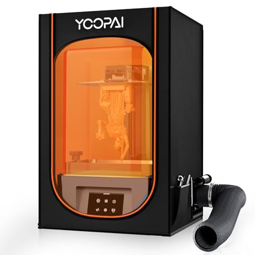 YOOPAI Resin 3D Drucker Gehäuse mit Belüftung, Multifunktionale 3D Drucker Abdeckung Beseitigen Sie Gerüche staubdicht Isolieren Sie Lärm für Creality Anycubic