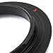 Pixco 55mm Macro Reverse Mount Adapter Ring for Sony NEX E-Mount Lens Adapter A6500 A6300 A5100 A6000 A5000 A3000 NEX-5T NEX-3N NEX-6 NEX-5R NEX-F3 NEX-7 NEX-5N NEX-5C NEX-C3 NEX-3 NEX-5 A7RIII A9 A7