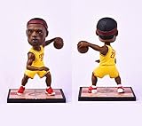 Top Quality Cleveland Cavaliers #23 Resin LeBron James,Moving Basketball Bobble Head Action Figure,Souvenir,Birthday Gifts,Christmas Gifts,Sports Fan Collection,19cm