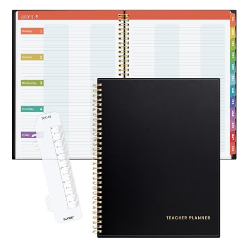 Sunee teacher planner 2024 2025 academic year lite lesson planner book