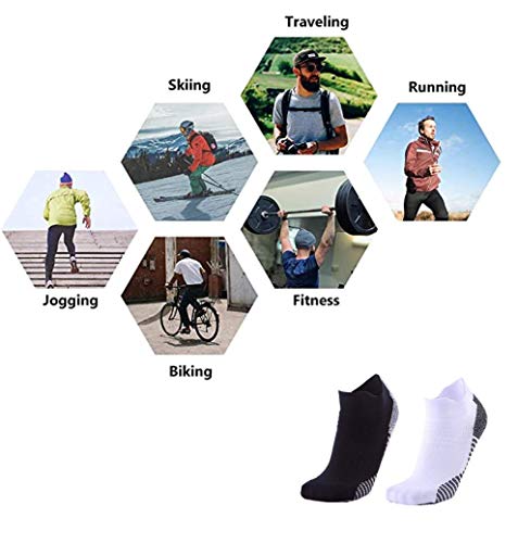 Athletic Socks 2 Pairs No Show Sport Socks Workout Runnning Socks for Men Women…