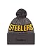 New Era NFL 2016 Graphite and Team Color Sport Knit Beanie, One Size