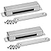 Magnetic Door Catch, Magnetic Catches for Cabinet and Closet Doors, Manufactured with 100% Premium Stainless Steel, Made with a Strong Magnet (95mm 60lbs(2 Pack))