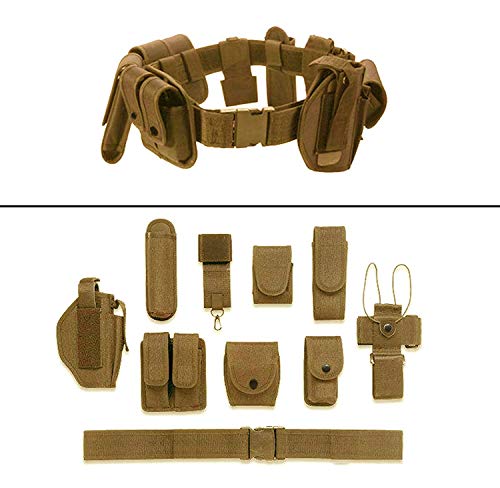 Ultimate Arms Gear FDE Flat Dark Earth Tan 10pc Police-Law Enforcement-Security Gear Modular Nylon Duty Belt With Pistol/Gun Holster Fits Springfield Armory XD XDS XDM Handgun - Thumbnail 3