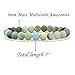 Natural Matt Multicolor Amazonite Gemstone 8mm Round Beads Stretch Bracelet 7 Inch