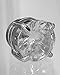 IDS Home Bling Men 8mm White Gold Plated CZ Earrings
