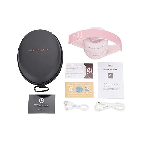Bluetooth-Headphones-for-kids-PowerLocus-Wireless-Foldable-Headphones-Over-Ear-Headphone-with-Microphone-85DB-Volume-Limit-Wireless-Wired-Headset-with-Micro-SDTF-for-SmartphoneOnline-ClassiPad Bluetooth Headphones for kids, PowerLocus Wireless Foldable Headphones Over Ear, Headphone with Microphone, 85DB Volume…