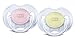 Philips AVENT BPA Free Translucent Orthodontic Infant Pacifier, 0-6 Months, Pink/Yellow, 2 Pack