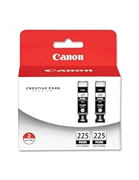 Paquete económico de 2 cartuchos Canon PGI-225 4530B007, negro