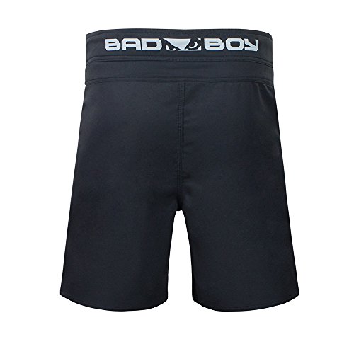 Bad Boy Training Series Bamboo Fabric Sparring MMA Mixed Martial Arts Fitness Workout Training Fight Shorts Black/Red - X-Small